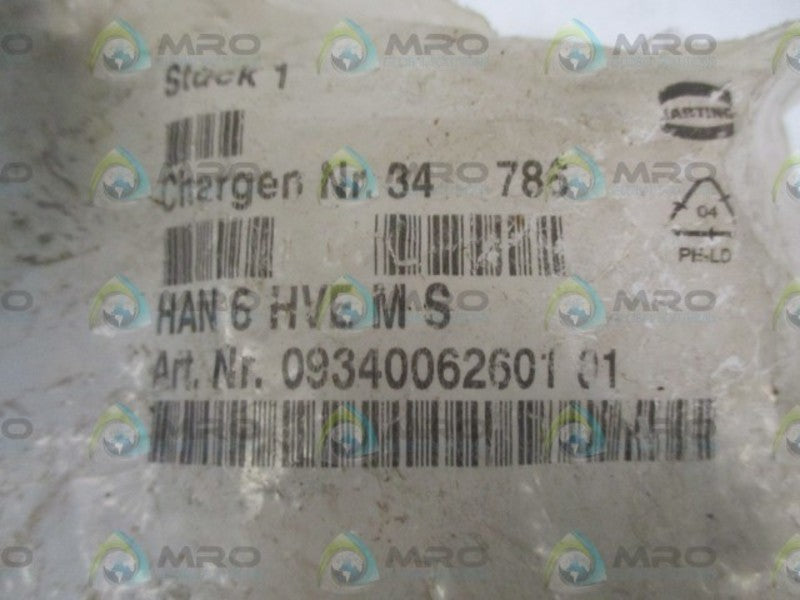 HARTING  09340062601 CONNECTOR * NEW IN A FACTORY BAG *
