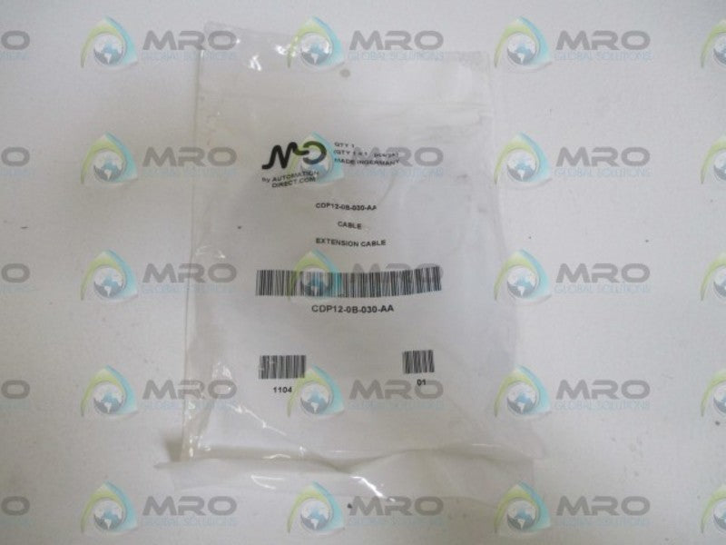 AUTOMATION DIRECT CDP12-0B-030-AA EXTENSION CABLE * NEW IN FACTORY BAG *