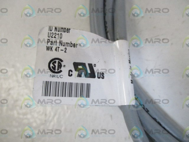 TURCK WK4T-2 CORDSET *NEW NO BOX*
