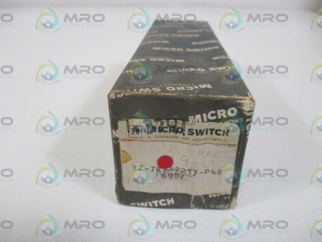 LOT OF 6 MICROSWITCH YZ-7RW82237-P48 LIMIT SWITCH *NEW IN BOX*