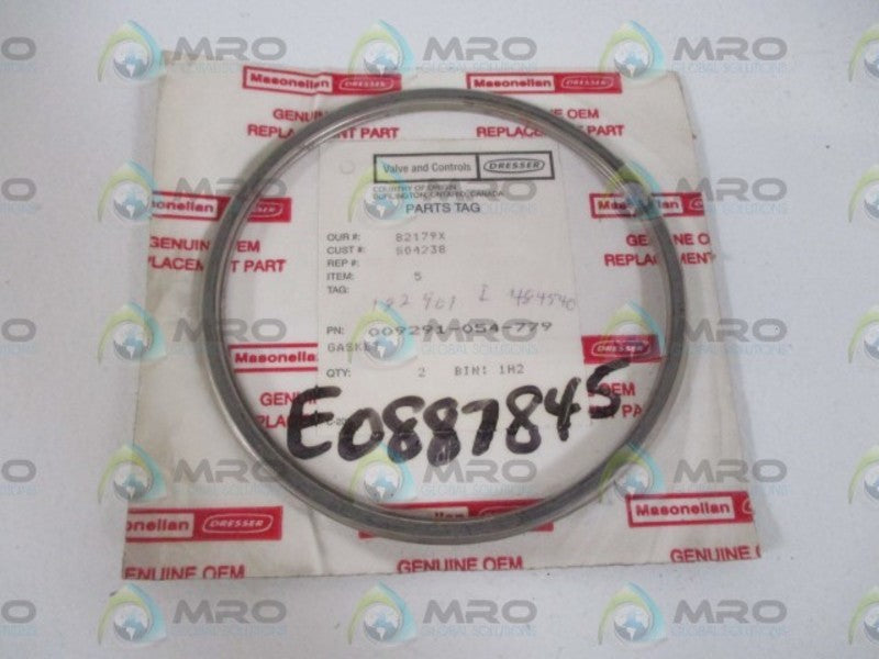 DRESSER 009291-054-779 GASKET (2QTY.) * ORIGINAL PACKAGE *