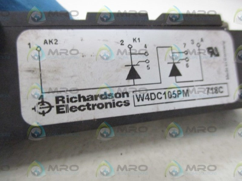 RICHARDSON ELECTRONICS W4DC105PM RECTIFIER DIODE MOUDLE *NEW NO BOX*