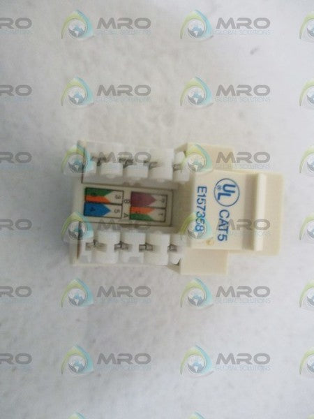 LOT OF 16 KEYSTONE JACK E157358 COMMUNICATION CIRCUIT ASSEMBLY *NEW IN A BAG*