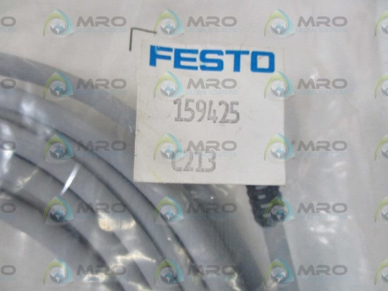 FESTO SIM-M8-3WD-5-PSL-PU 159425 CONNECTOR CABLE * NEW IN FACTORY BAG *