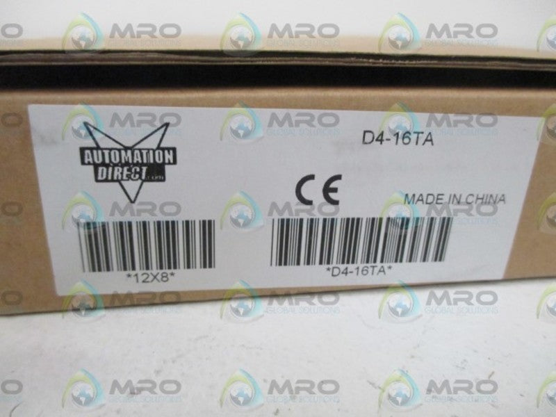AUTOMATION DIRECT D4-16TA * FACTORY SEALED *