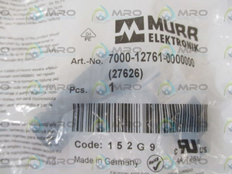 MURR ELEKTRONIK 7000-12761-0000000 CONNECTOR * NEW IN A FACTORY BAG *