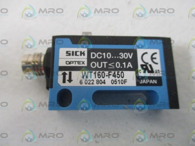 SICK WT160-F450 PHOTOELECTRIC SWITCH *NEW IN BOX*