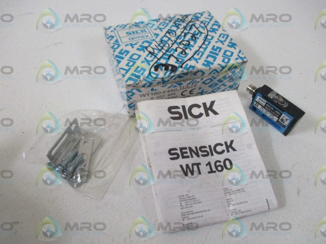 SICK WT160-F450 PHOTOELECTRIC SWITCH *NEW IN BOX*