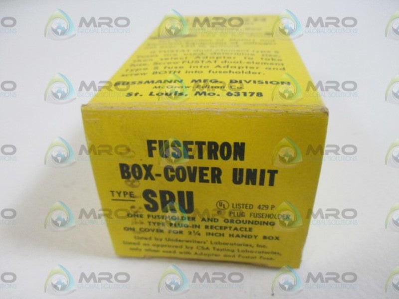 LOT OF 2 FUSETRON SRU BOX-COVER UNIT *NEW IN BOX*