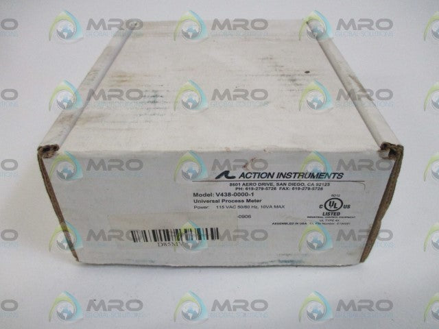 ACTION INSTRUMENTS V438-0000-1 UNIVERSAL PROCESS METER *NEW IN BOX*