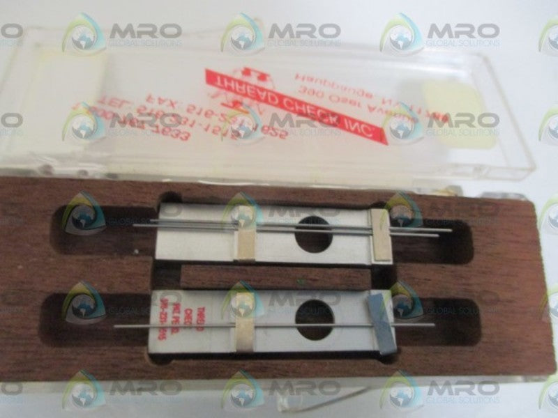 THREAD CHECK INC. Q001-078 THREAD GAGE 1.00MM * ORIGINAL PACKAGE *
