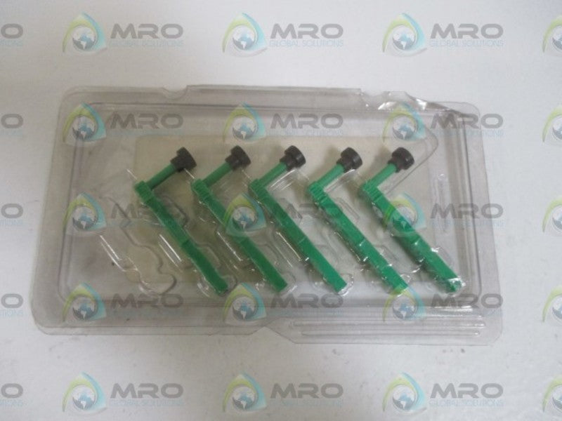 GRAPHIC CONTROLS 30619574 82-88-0304-05 LA203193/GREEN (5QTY.) * NEW *