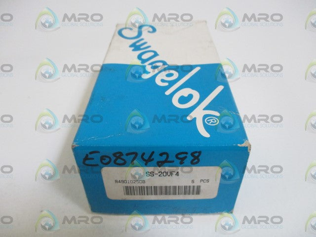 LOT OF 5 SWAGELOK SS-20VF4 VALVE *NEW IN BOX*