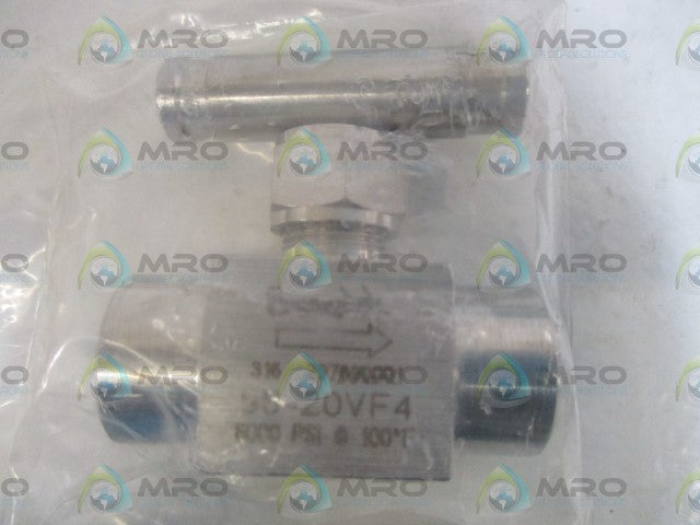 LOT OF 5 SWAGELOK SS-20VF4 VALVE *NEW IN BOX*