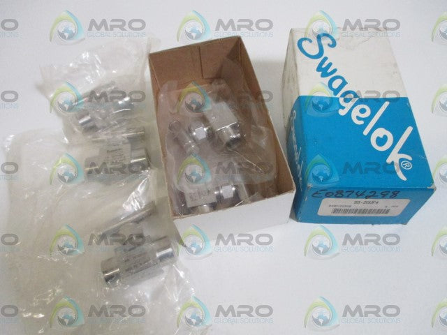 LOT OF 5 SWAGELOK SS-20VF4 VALVE *NEW IN BOX*