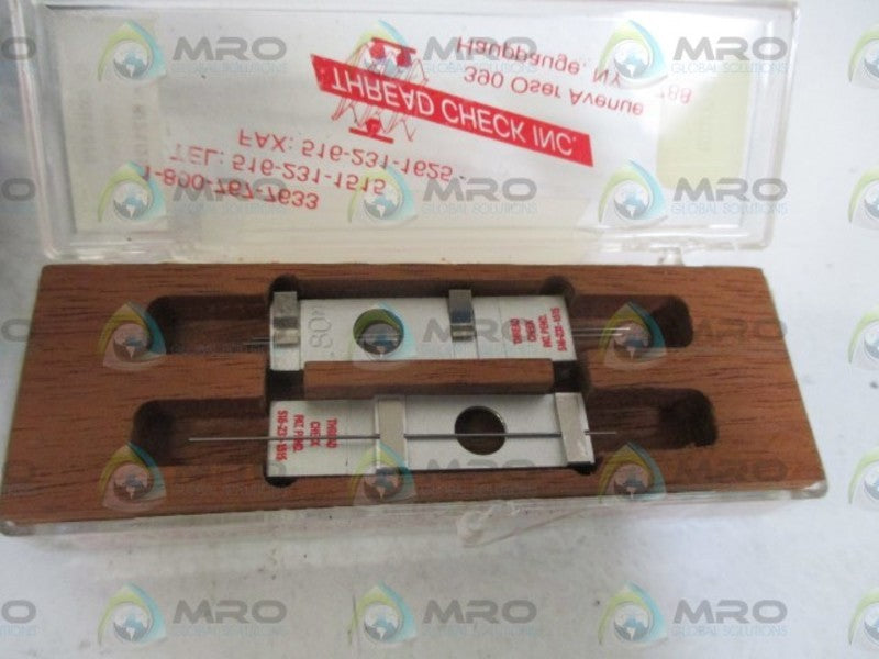 THREAD CHECK INC. Q001-078 THREAD GAGE .80MM * ORIGINAL PACKAGE *