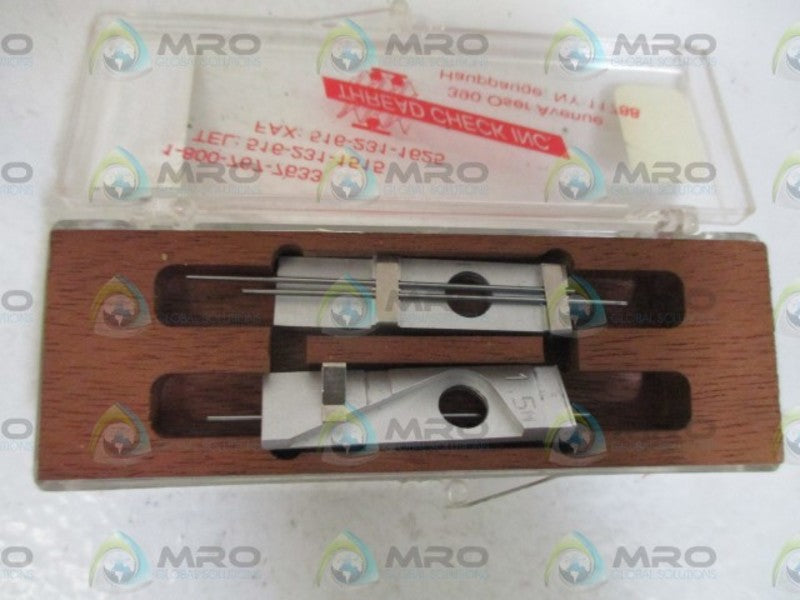 THREAD CHECK INC. Q001-078 THREAD GAGE 1.50MM * ORIGINAL PACKAGE *