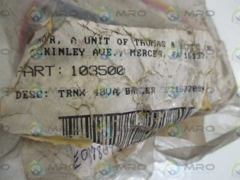 THOMAS & BETTS 103500 TRANSFORMER * NEW IN A FACTORY BAG *