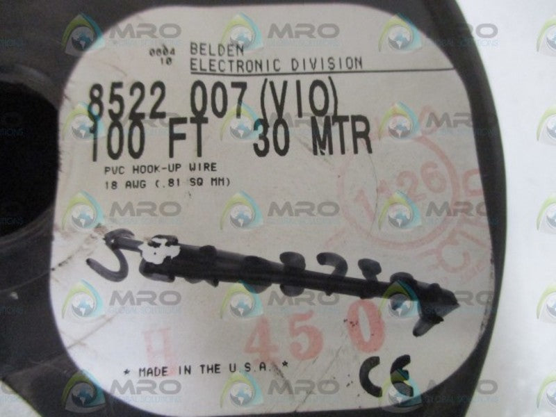 BELDEN 8522 007 CABLE (VIOLET) 100FT 30MTR * ORIGINAL PACKAGE *