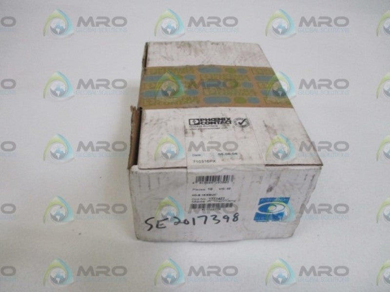 LOT OF 10 PHOENIX CONTACT HC-B 16-EBUC(1771477)INSERT CONNECTOR*FACTORY SEALED*