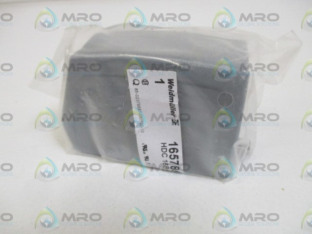 LOT OF 2 WEIDMULLER 1657850000 (HDC 16B TSLU 1PG21G) HOOD *NEW IN BOX*