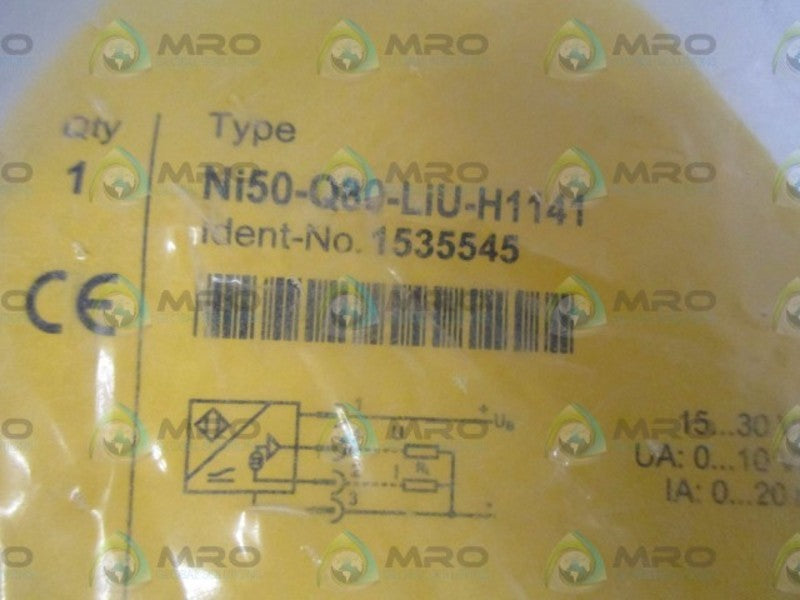 TURCK NI50-Q80-LIU-H1141 * NEW IN FACTORY BAG *