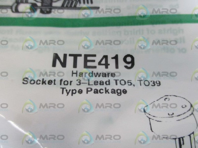 LOT OF 10 NTE NTE419 HARDWARE *NEW IN A FACTORY BAG*