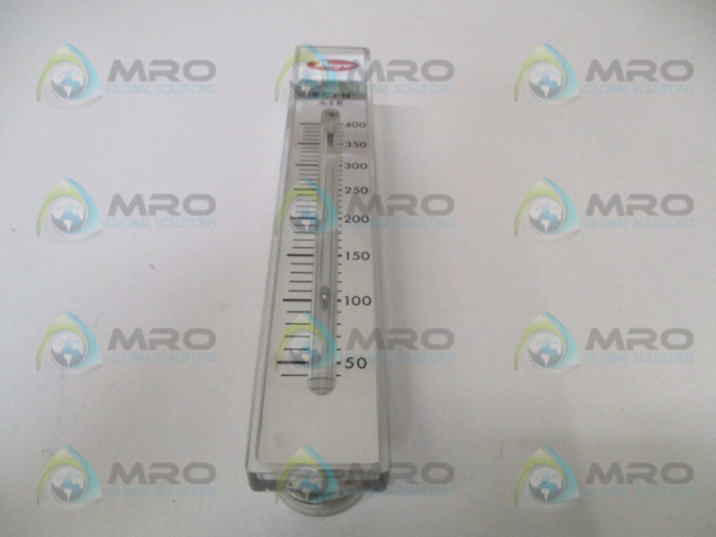 DWYER RATE-MASTER RMB-55 FLOW METER 50-400 SCFH AIR  NSMP