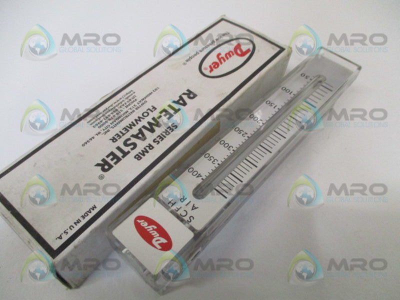 DWYER RATE-MASTER RMB-55 FLOW METER 50-400 SCFH AIR  NSMP