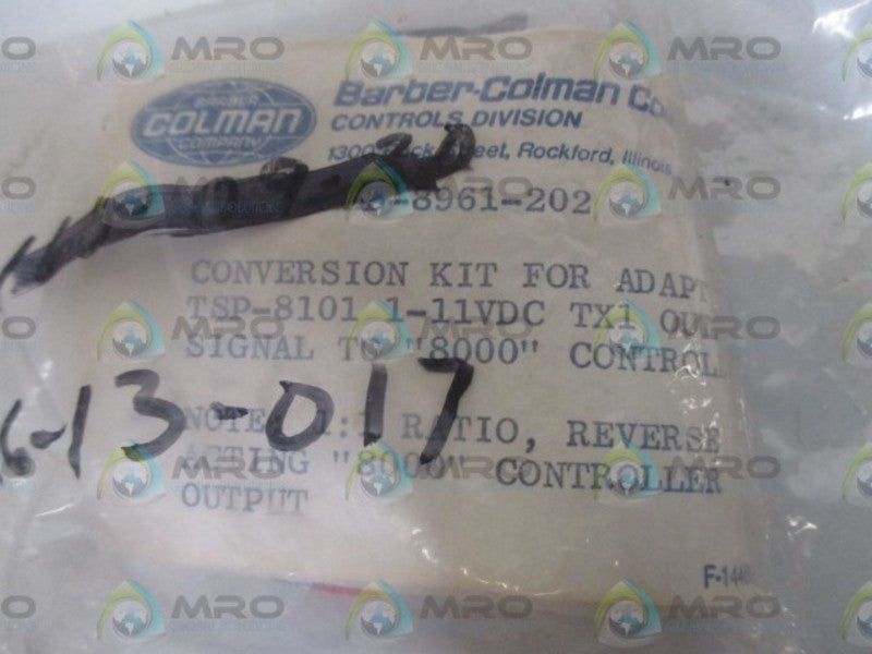 BARBER-COLMAN AD-8961-202 CONVERSION KIT ADAPTER * NEW IN A BAG *