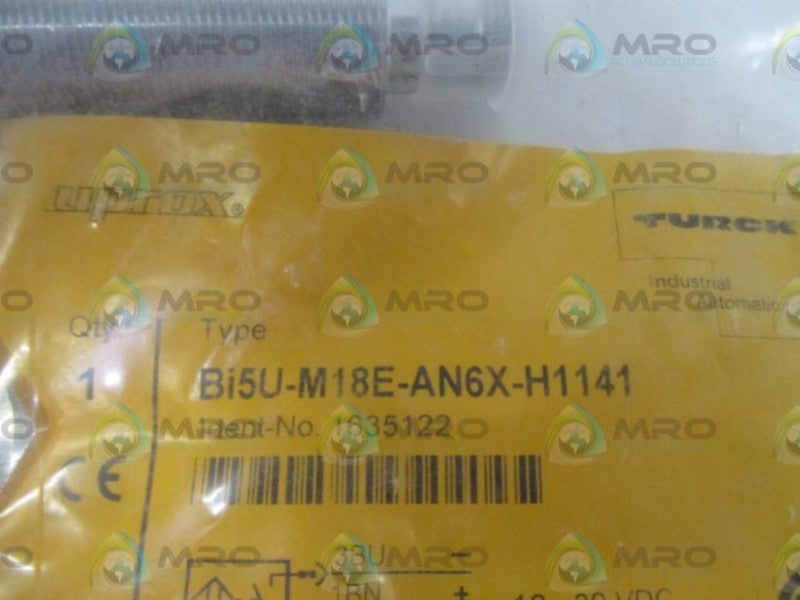 TURCK BI5U-M18E-AN6X-H1141 PROXIMITY SENSOR * NEW IN A FACTORY BAG *