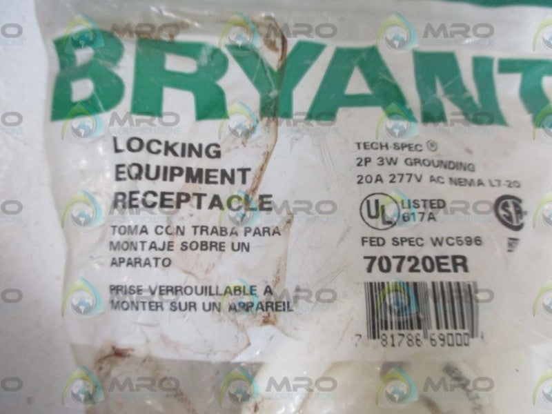 BRYANT 70720ER RECPTACLE * NEW IN A FACTORY BAG *