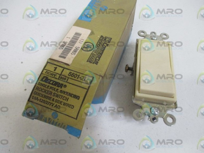LOT OF 3 LEVITON 5601-2I ROCKER SWITCH *NEW IN BOX*