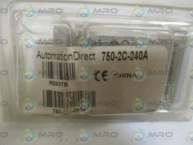 LOT OF 5 AUTOMATION DIRECT 750-2C-240A RELAY *ORIGINAL PACKAGE*