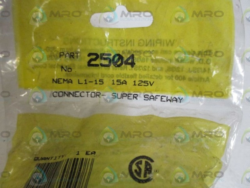 DANIEL WOODHEAD 2504 CONNECTOR * NEW IN A FACTORY BAG *