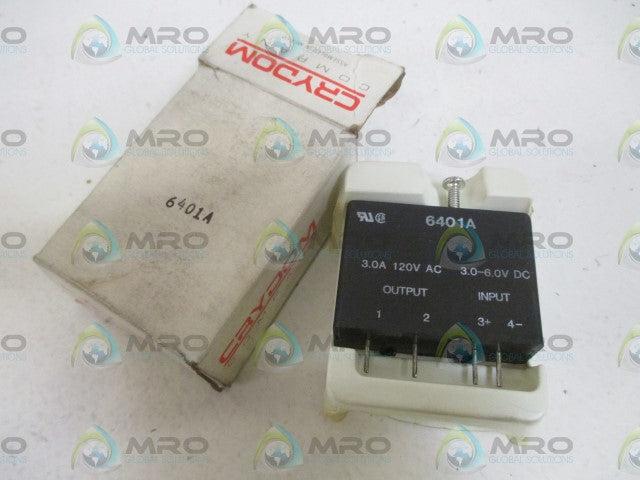 LOT OF 2 CRYDOM 6401A RELAY *NEW IN BOX*