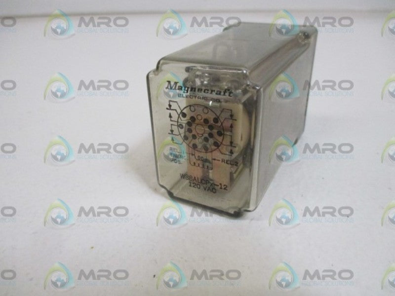 MAGNETICRAFT W88ALCPX-12 RELAY 120V *USED*