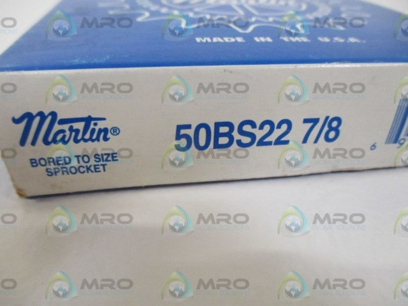 MARTIN 50BS22 SPROCKET 7/8"  NSMP