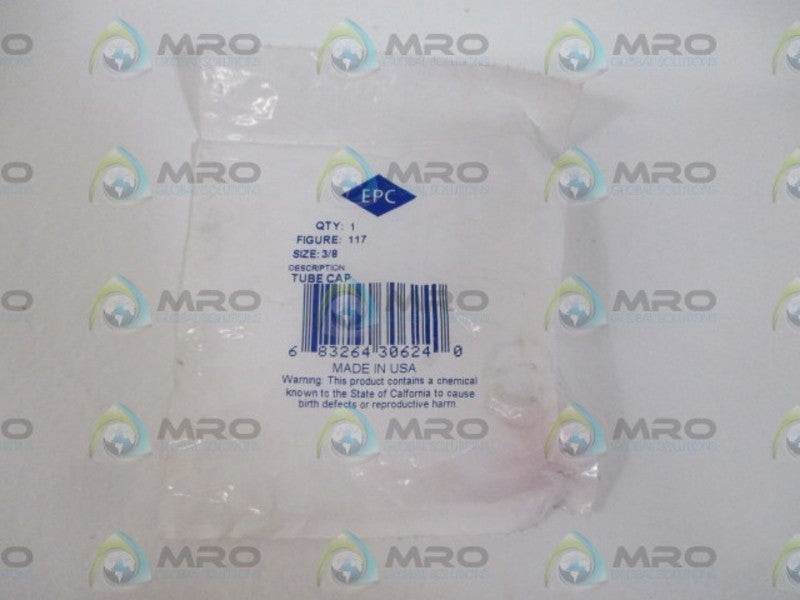 EPC 117 3/8 TUBE CAP * NEW IN A FACTORY BAG *