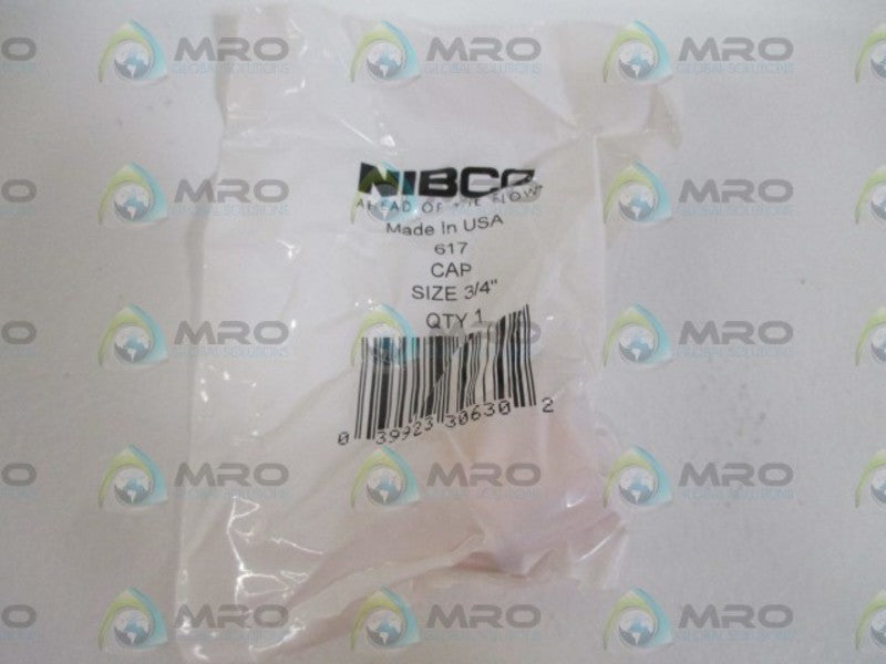 LOT OF 25 NIBCO U617 3/4" WROT COPPER PRESSURE TUBE CAP*NEW IN BOX*