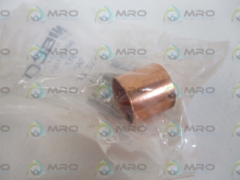 LOT OF 25 NIBCO U617 3/4" WROT COPPER PRESSURE TUBE CAP*NEW IN BOX*