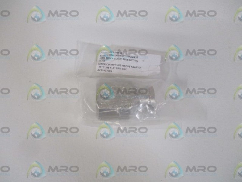 ANDRONS SS304 TUBE FITTING * NEW IN A BAG *