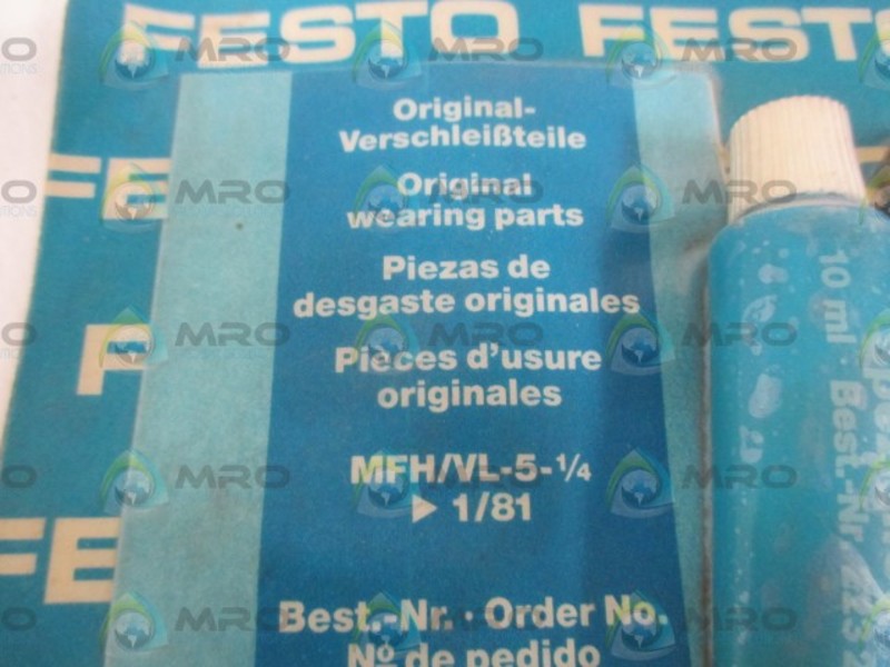 FESTO MFH/VL-5-1/4 REPAIR KIT * ORIGINAL PACKAGE *