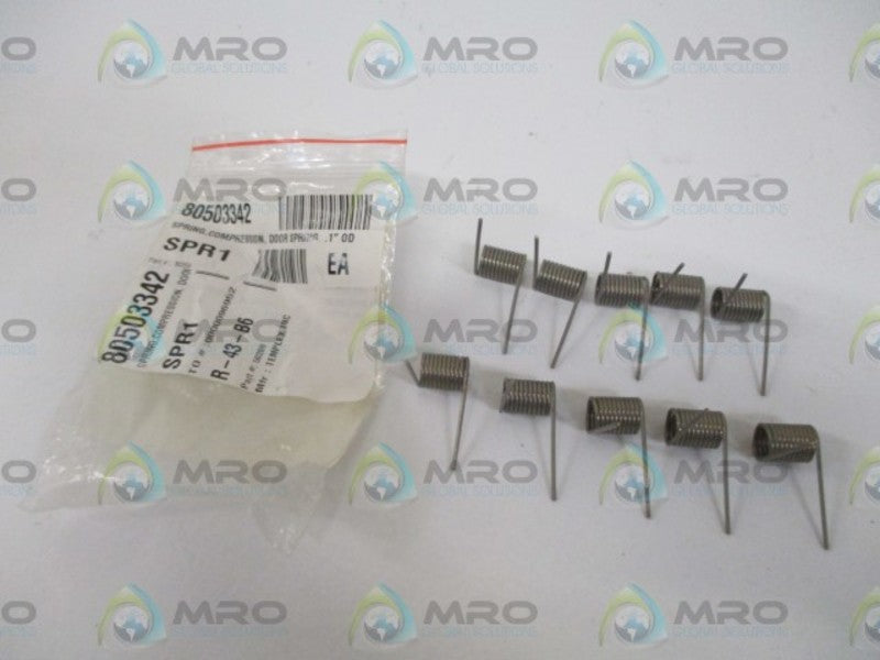 LOT OF 10 TEMPLEX INC. 50269 DOOR SPRING *NEW IN A BAG*