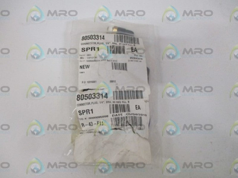 LOT OF 10 TEMPLEX INC. 00021 PLUG CONNECTOR *NEW IN A BAG*