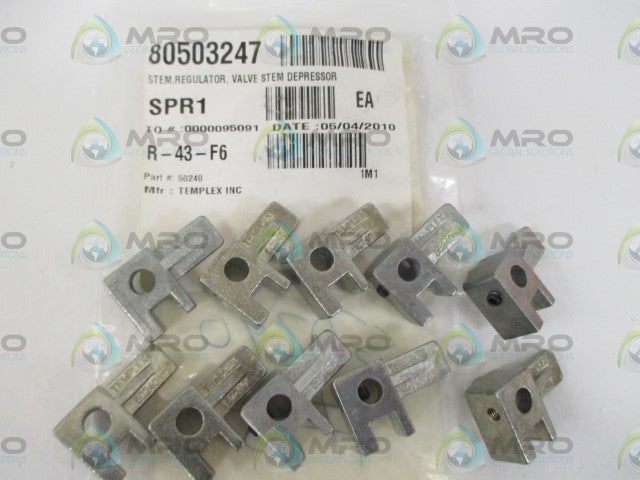 LOT OF 10 TEMPLEX INC. 50240 REGULATOR STEM VALVE *NEW IN A BAG*