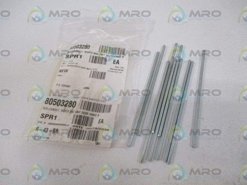 LOT OF 10 TEMPLEX INC. 02338 LOCKOUT ROD *NEW IN A BAG*