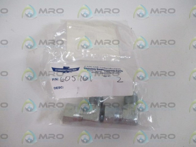 LOT OF 2 CASCADE 605761 FITTING *NEW IN A BAG*