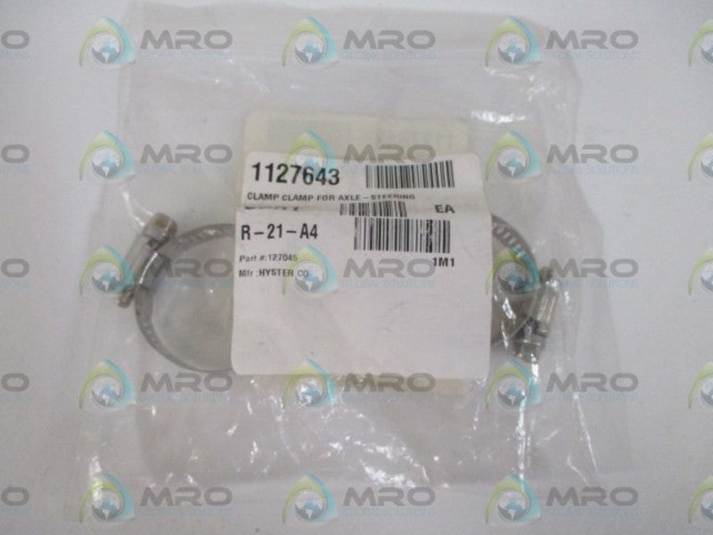LOT OF 2 HYSTER CO. 127045 CLAMP *NEW IN A BAG*