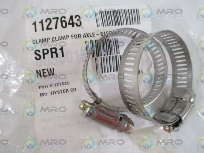LOT OF 2 HYSTER CO. 127045 CLAMP *NEW IN A BAG*